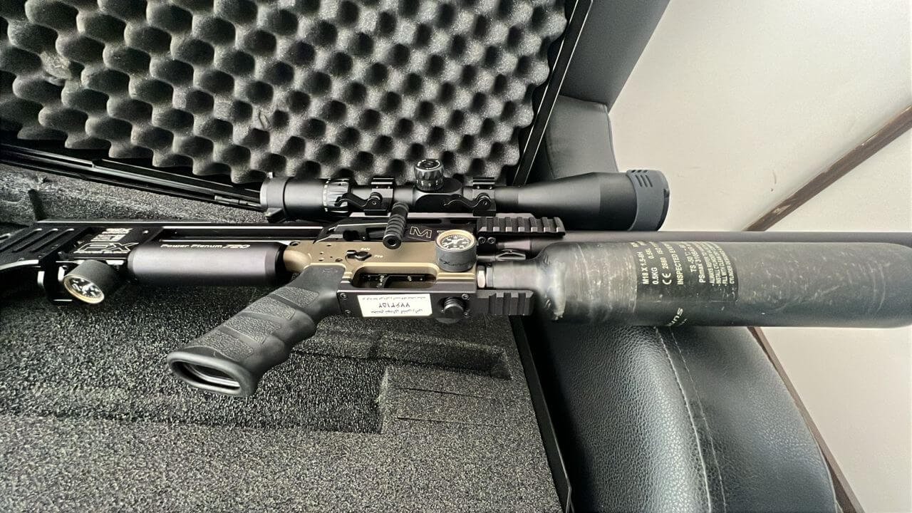 - گجت رایفل, فروشگاه تفنگ بادی و پی سی پی تفنگ پی سی پی افیکس mk3برنز اسنایپر در حد آکبند - تصویر 7