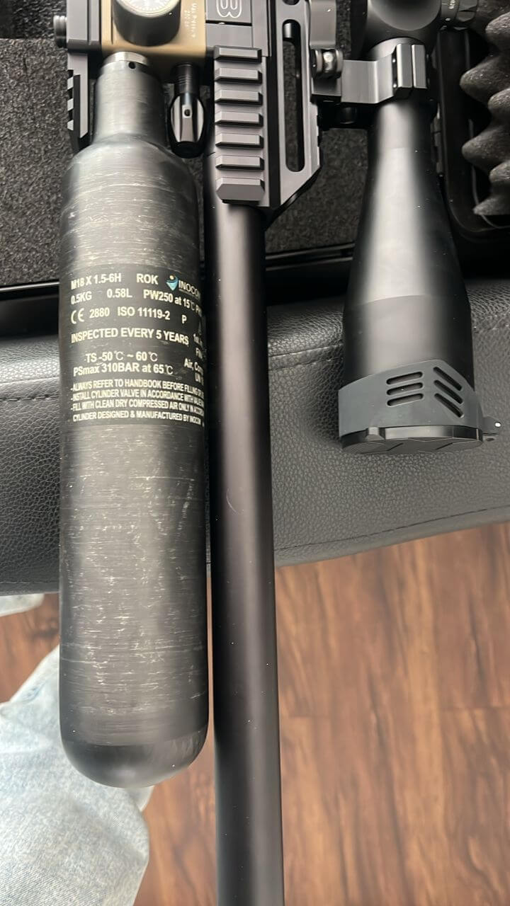 - گجت رایفل, فروشگاه تفنگ بادی و پی سی پی تفنگ پی سی پی افیکس mk3برنز اسنایپر در حد آکبند - تصویر 10